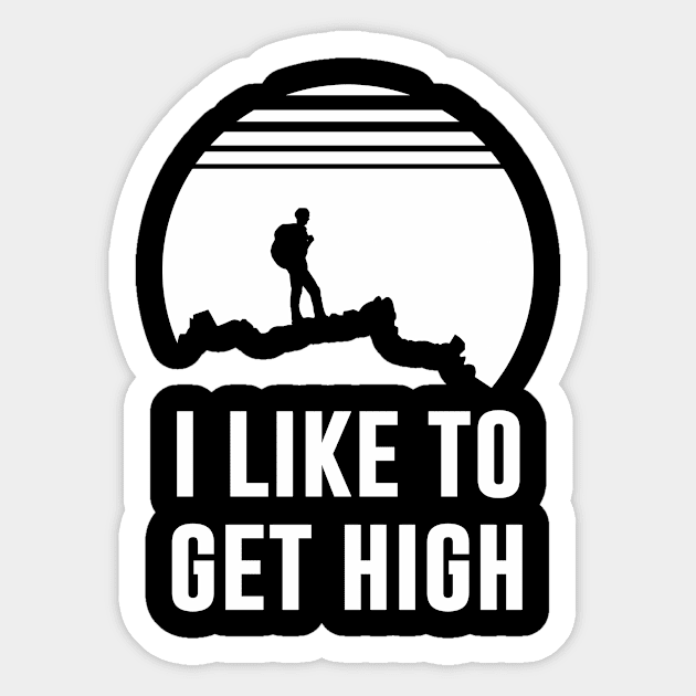 I Like To Get High Sticker by anupasi